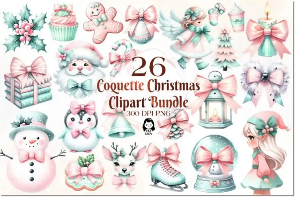 Kit Digital Coquette Christmas Natal 4 1