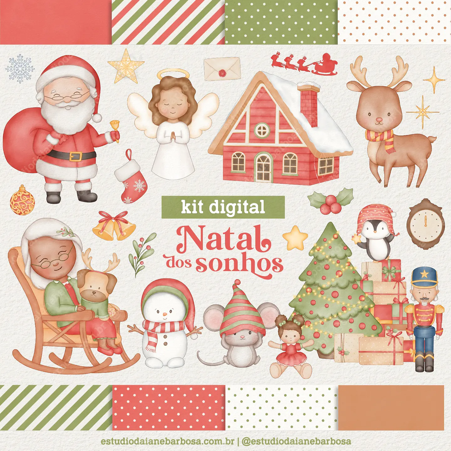 Kit Digital Dg dos Sonhos Natal 2 1