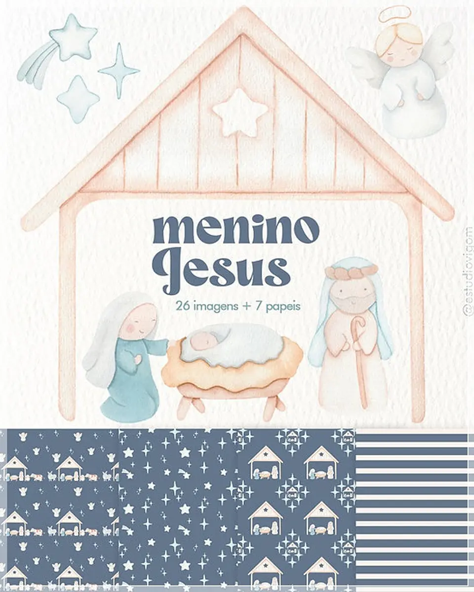 Kit Digital Menino Jesus Natal 1 1