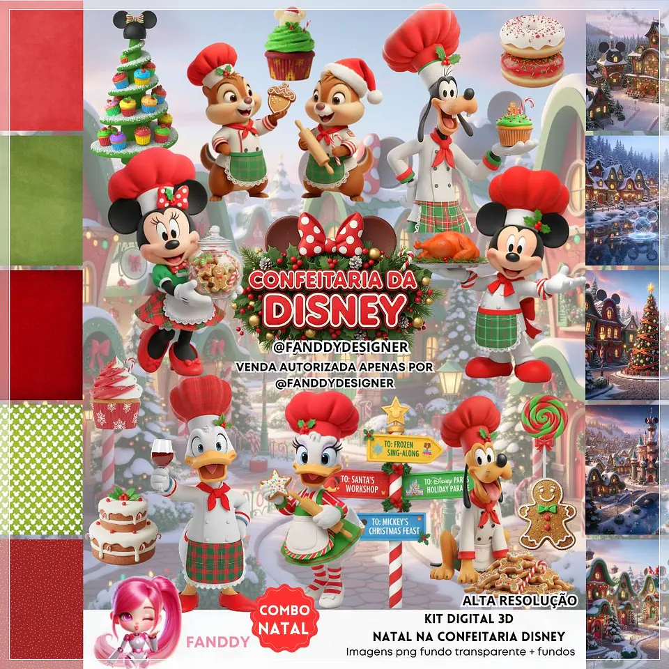 Kit Digital Confeitaria do Mickey Natal 17 1