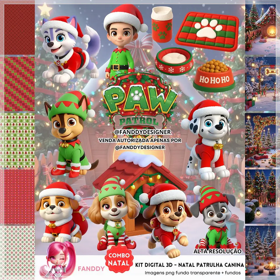 Kit Digital Patrulha Canina Natal 14 1