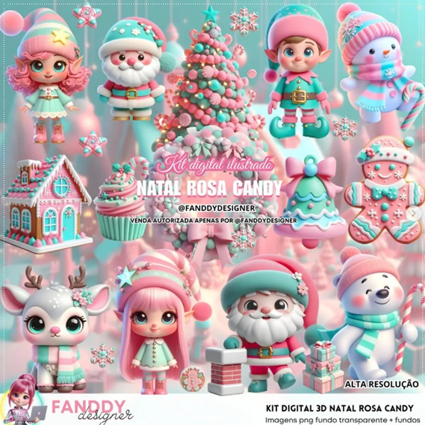 Kit Digital Candy Natal 4 1