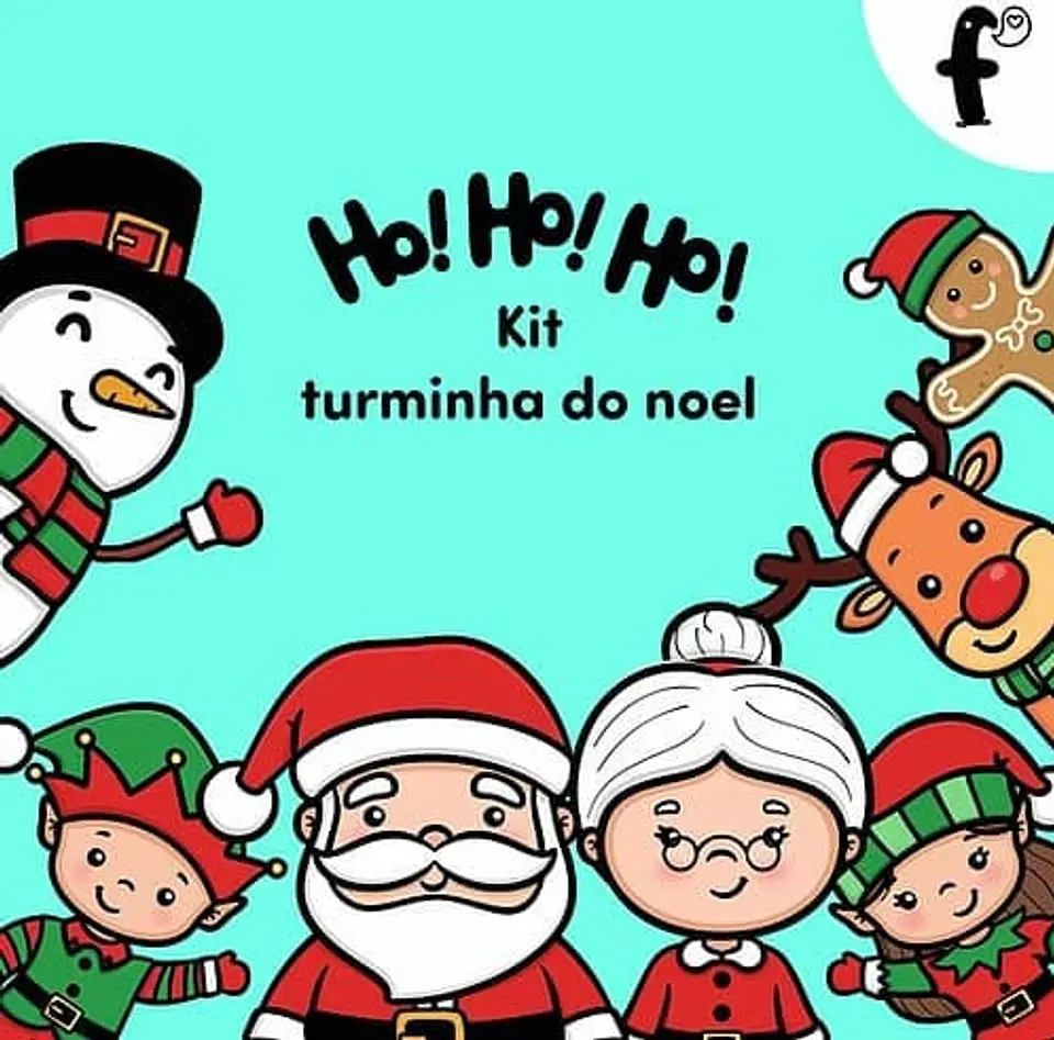 Hohoho Kit Turminha Noel Colorido 1