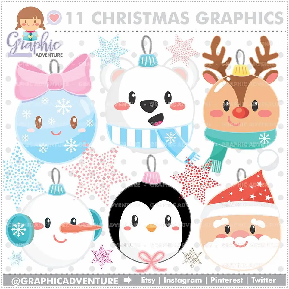 Kit Digital Christmas Graphics Natal 1 1