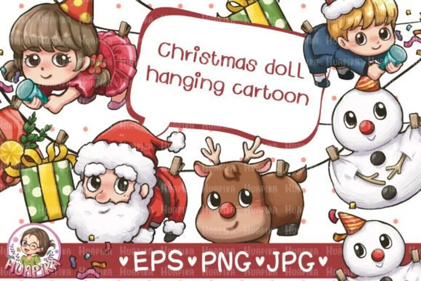 Kit Digital Pack Natalino Cute Natal 3 1