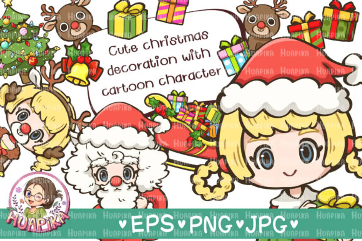 Kit Digital Pack Natalino Cute Natal 1 1