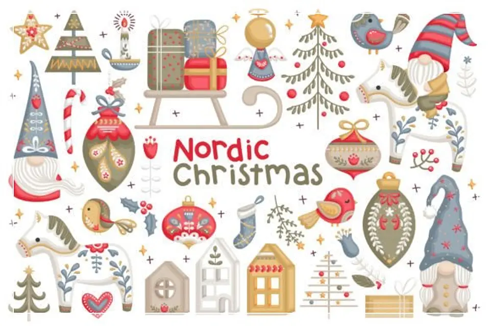 Dga-Cute-Nordic-Christmas-Clipart-Inkley 1