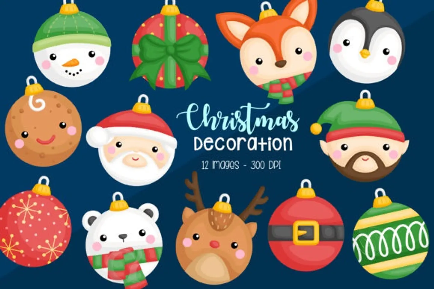 Kit Digital Collection Christmas Paper Natal 4 1
