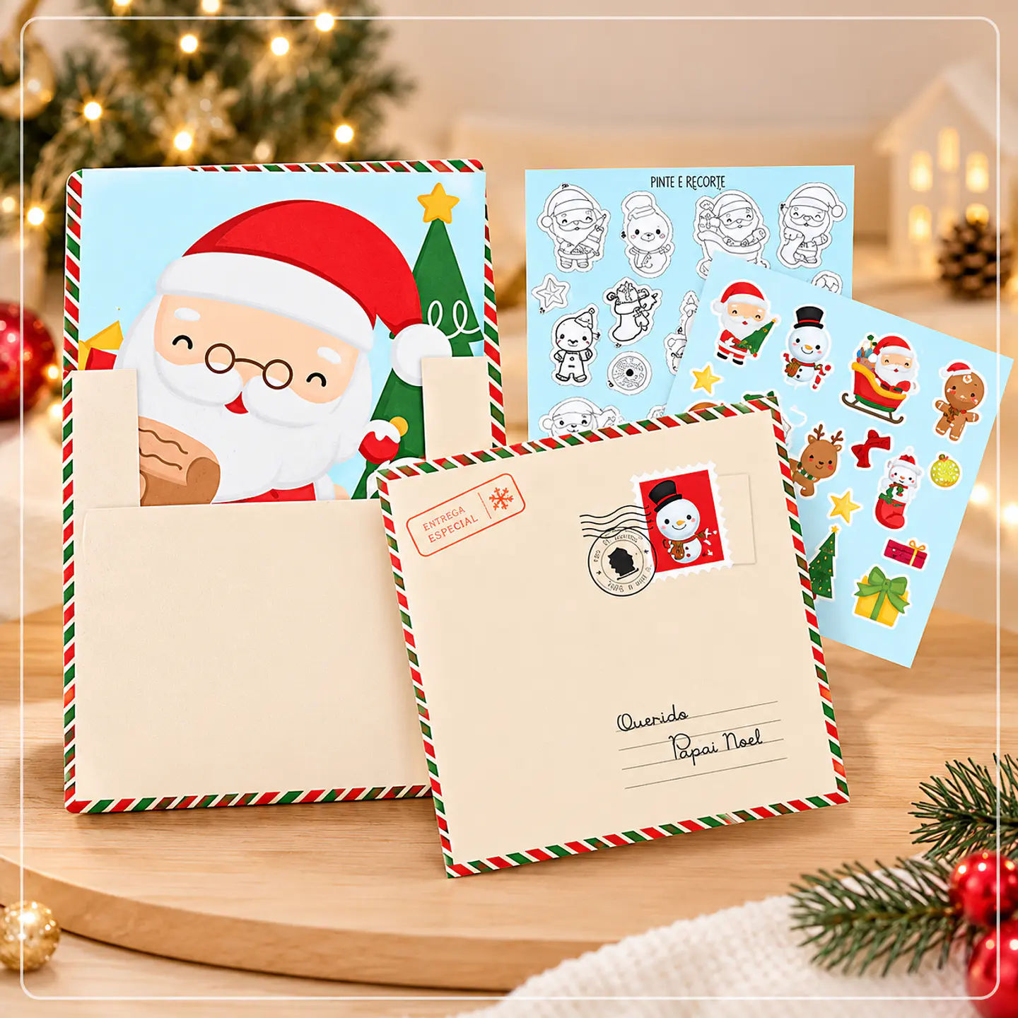 Encadernação - Kit de Colorir Natal 1