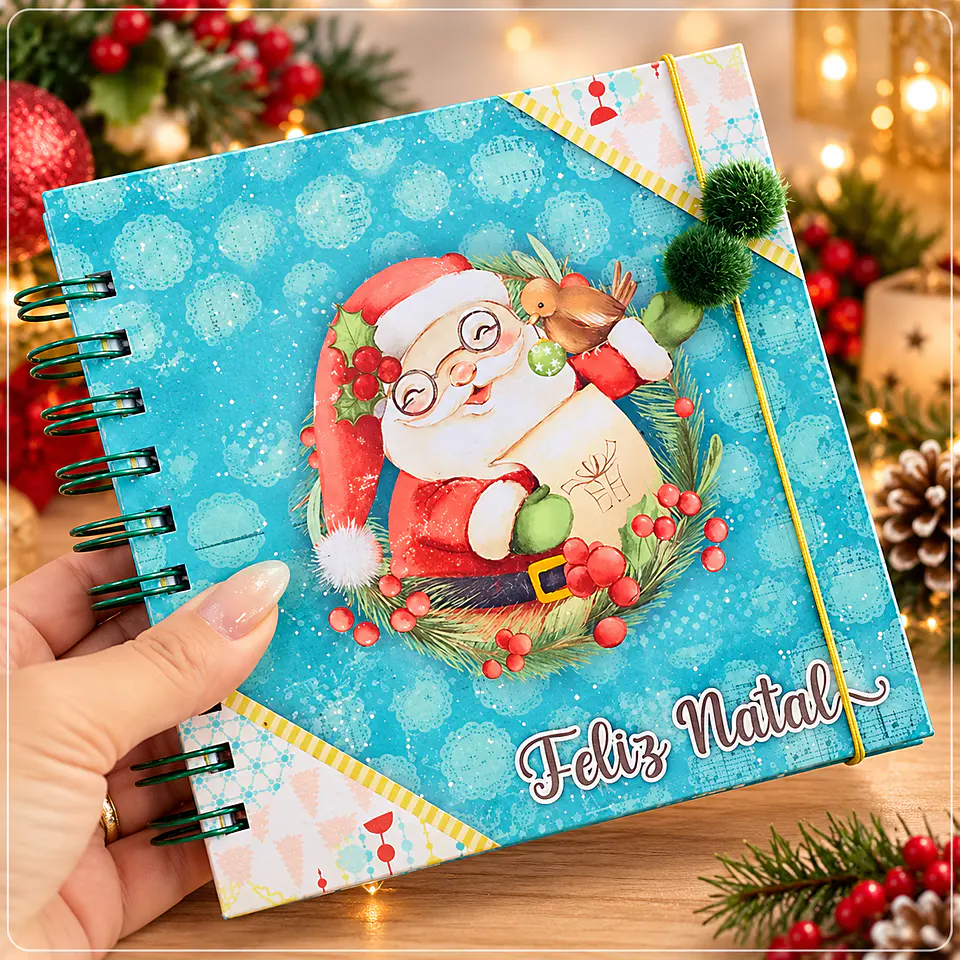 Encadernação - Álbum de Natal 2 1