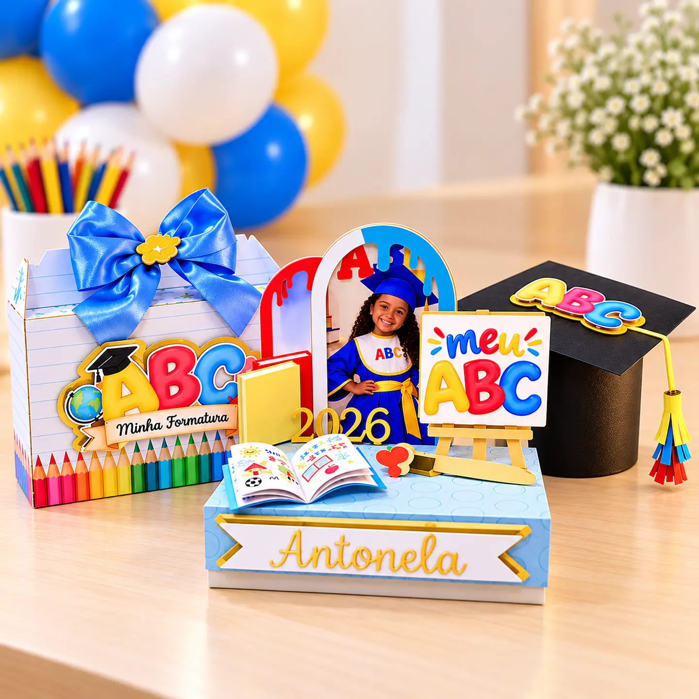 Arquivo de Corte Kit Formatura ABC 1 1