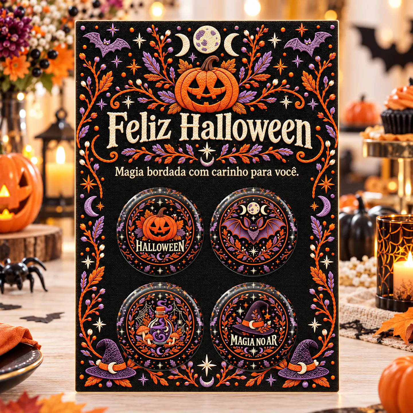Arquivo de Corte Bottons Halloween 45 1