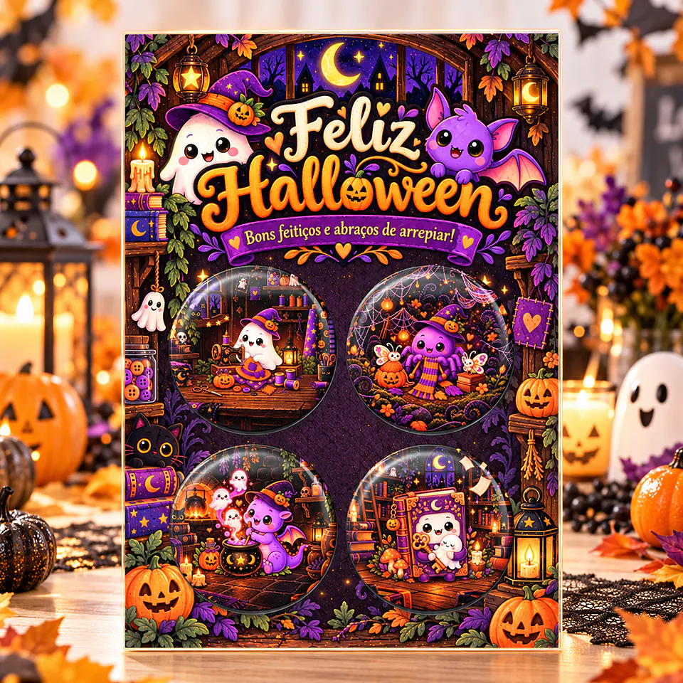 Arquivo de Corte Bottons Halloween 44 1
