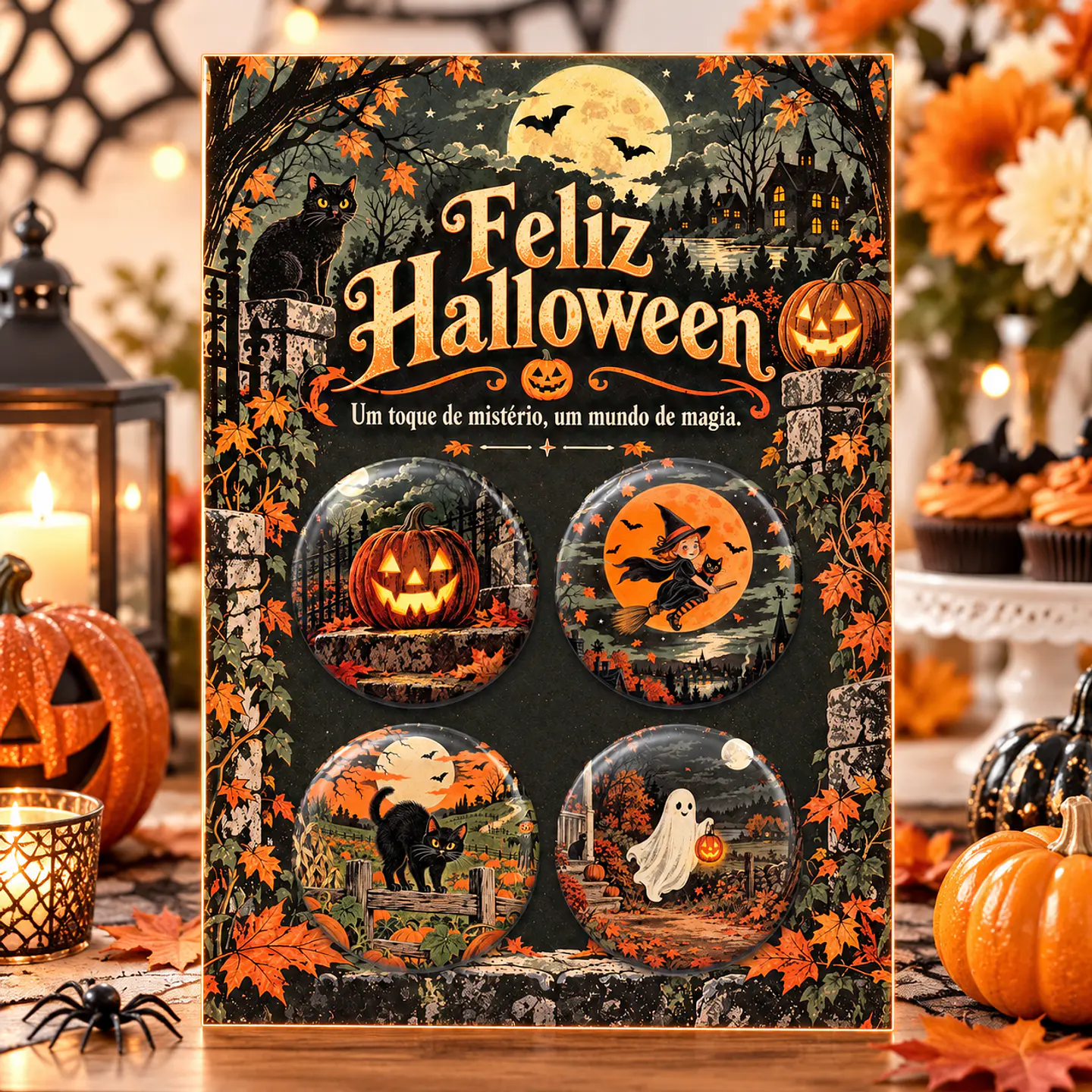 Arquivo de Corte Bottons Halloween 41 1