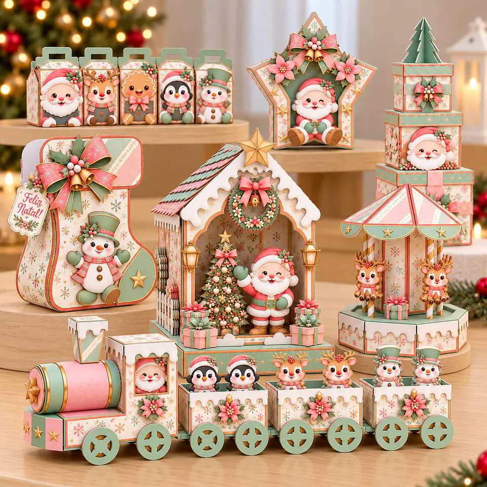 Arquivo de Corte Kit Mimos Coleção Natal 7 1