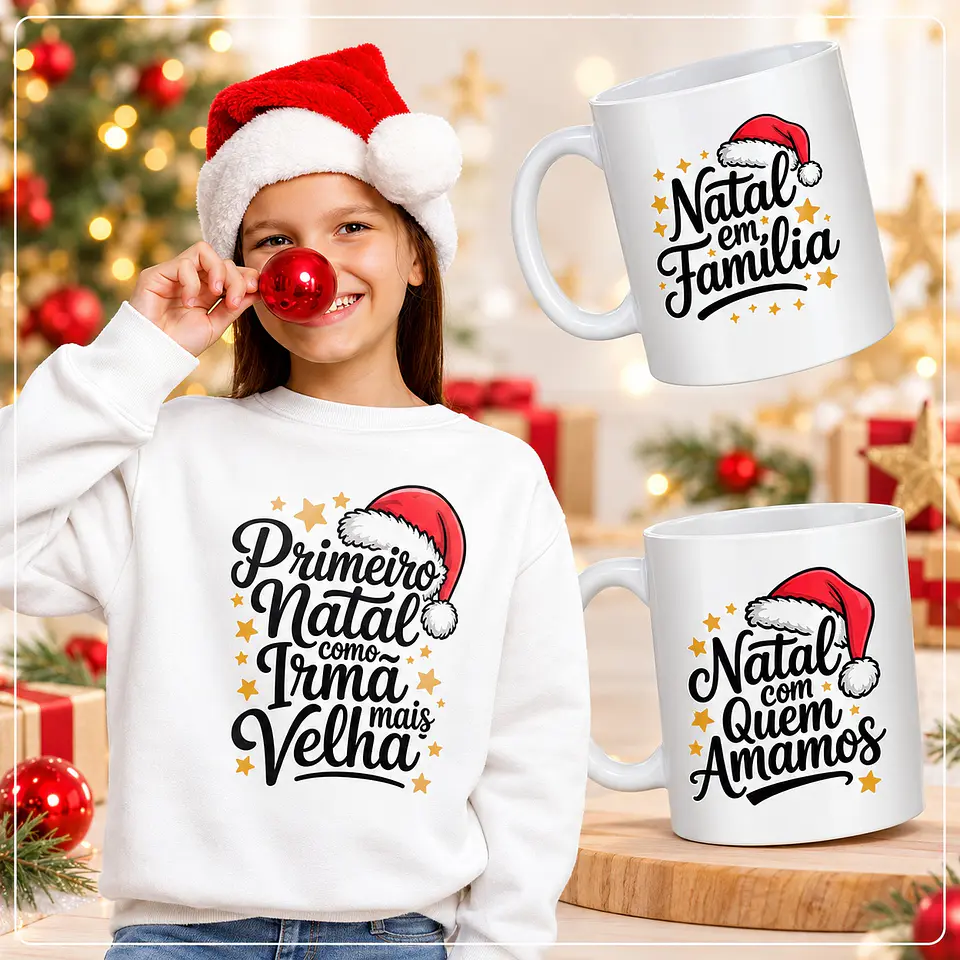 Sublimação - Kit Combo em Família Natal 2 1