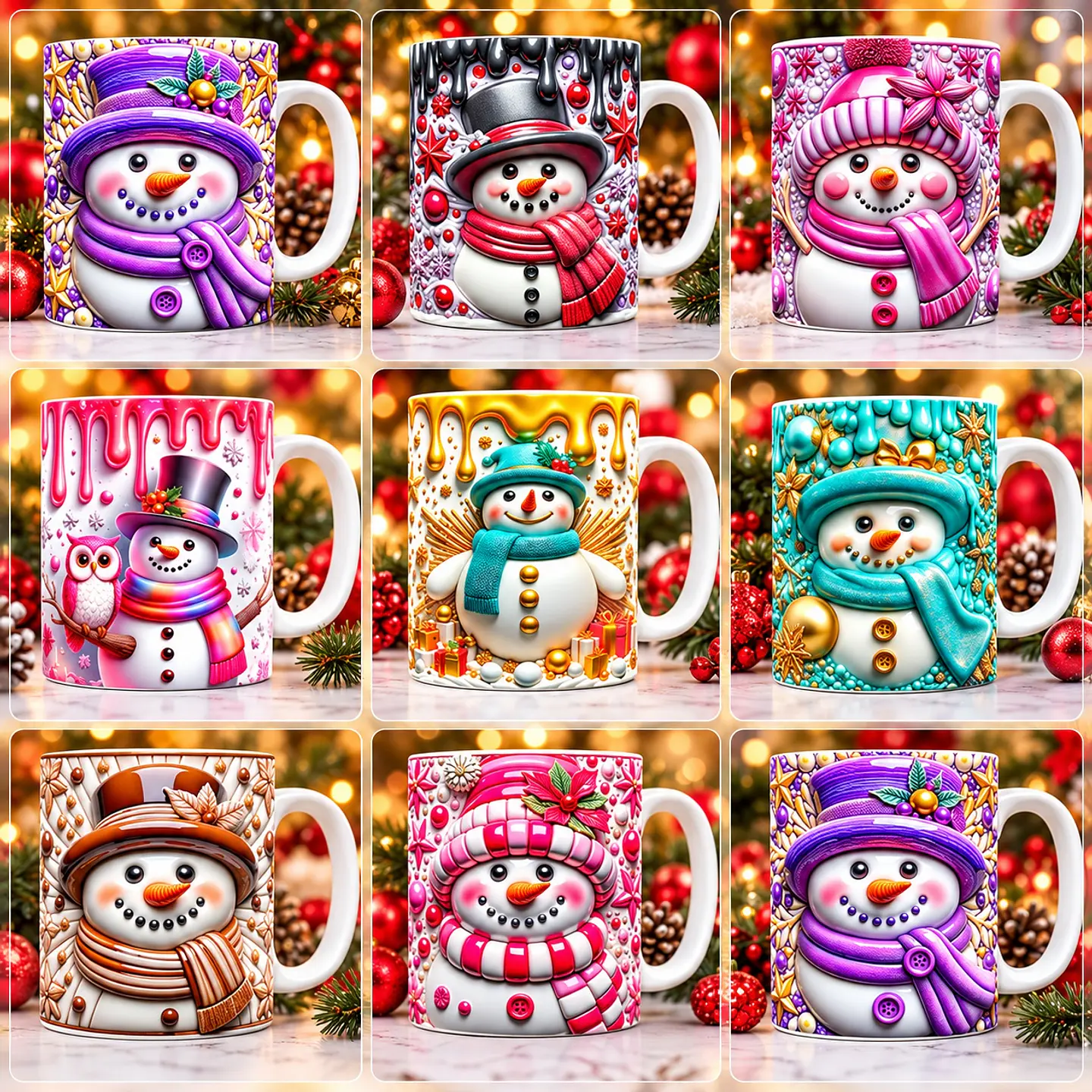 Sublimação - Combo Caneca DE Natal 1 1