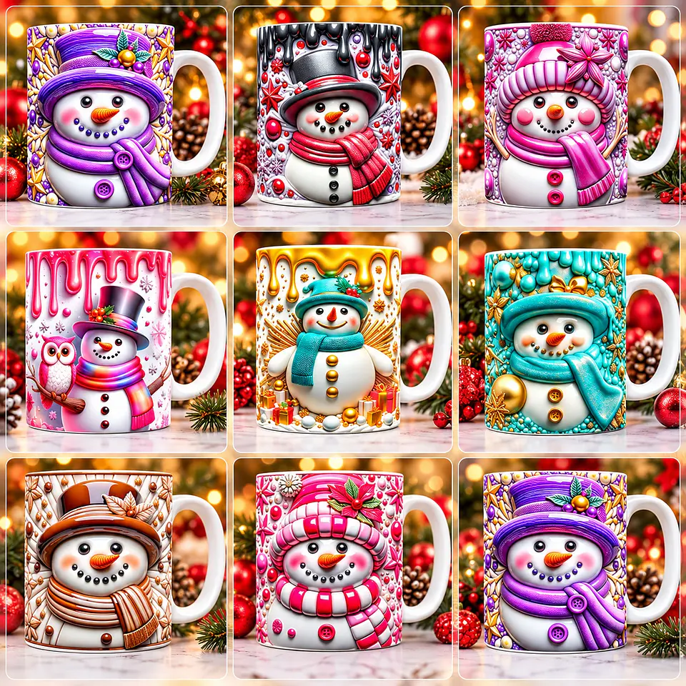 Sublimação - Combo Caneca DE Natal 1 1