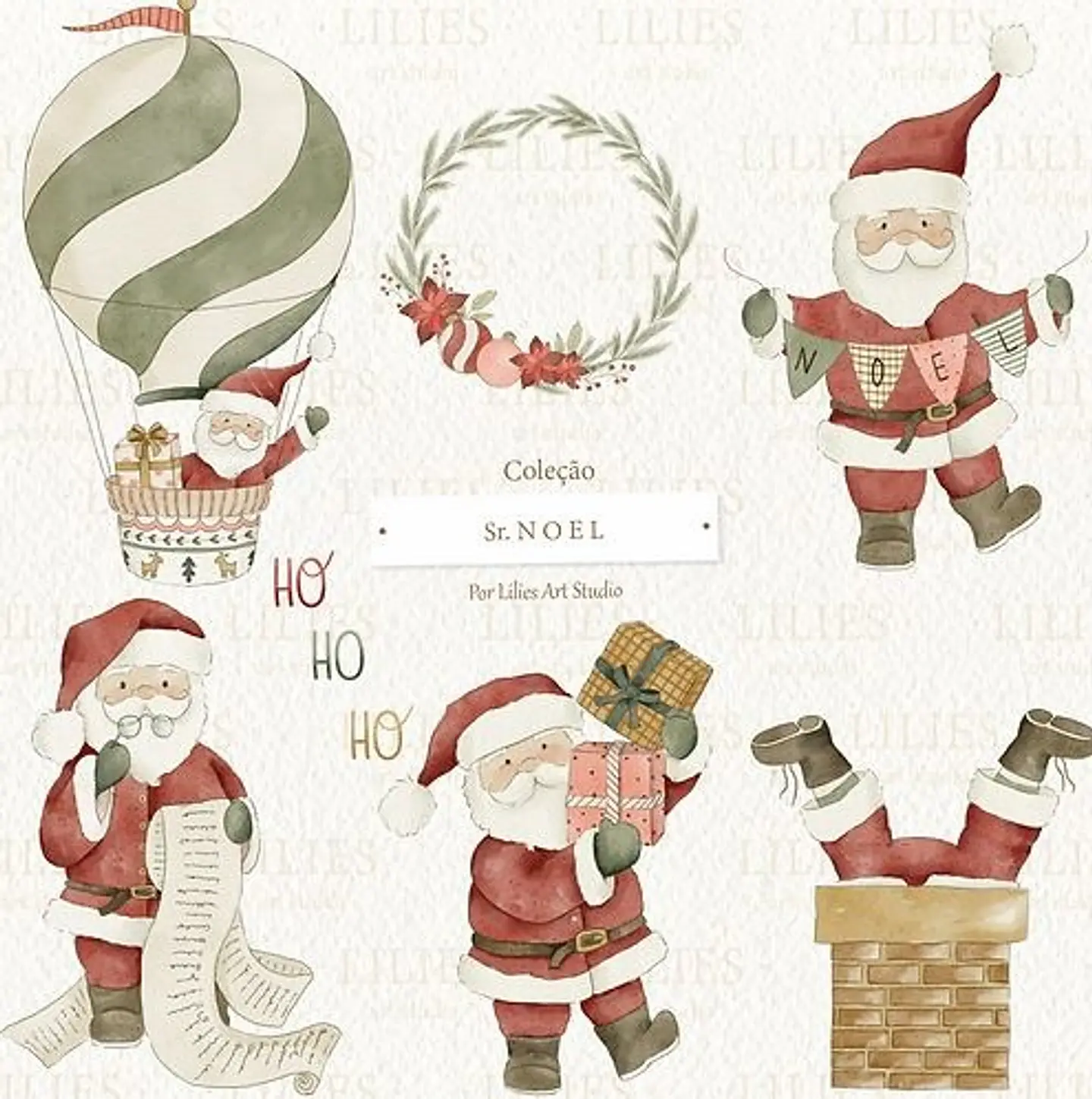 Kit Digital Senhor Noel Natal 1 1