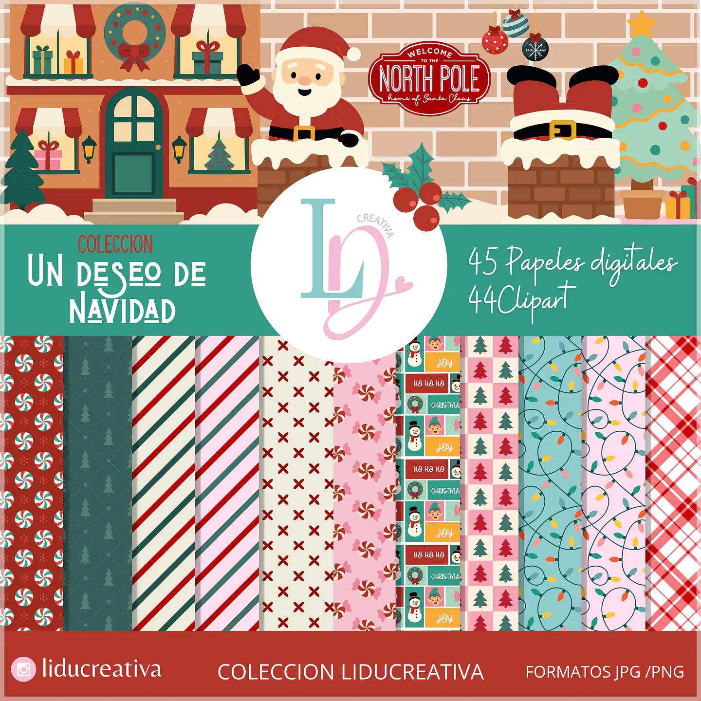Kit Digital Tradicional Natal 1 1