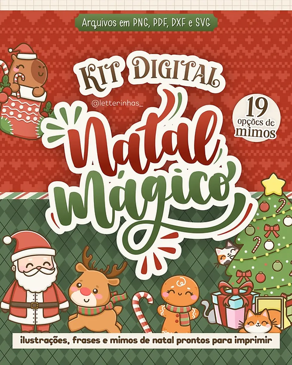 Kit Digital Mágico Natal 6 1