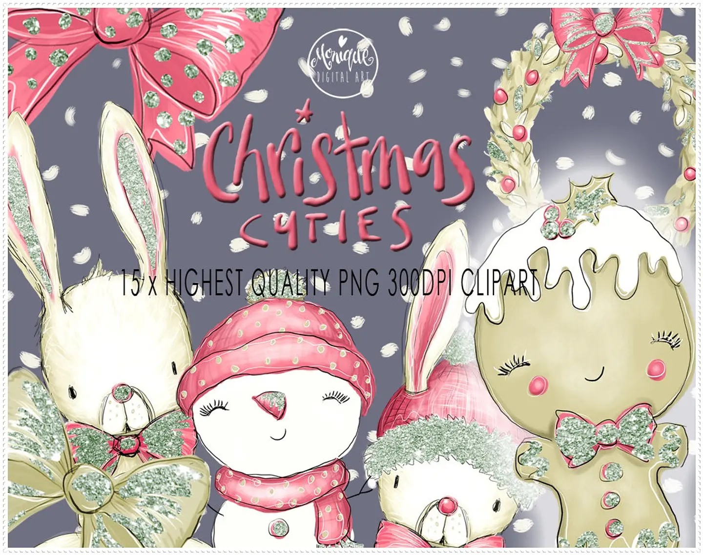Kit Digital Christmas Cuties Clipart Natal 2 1
