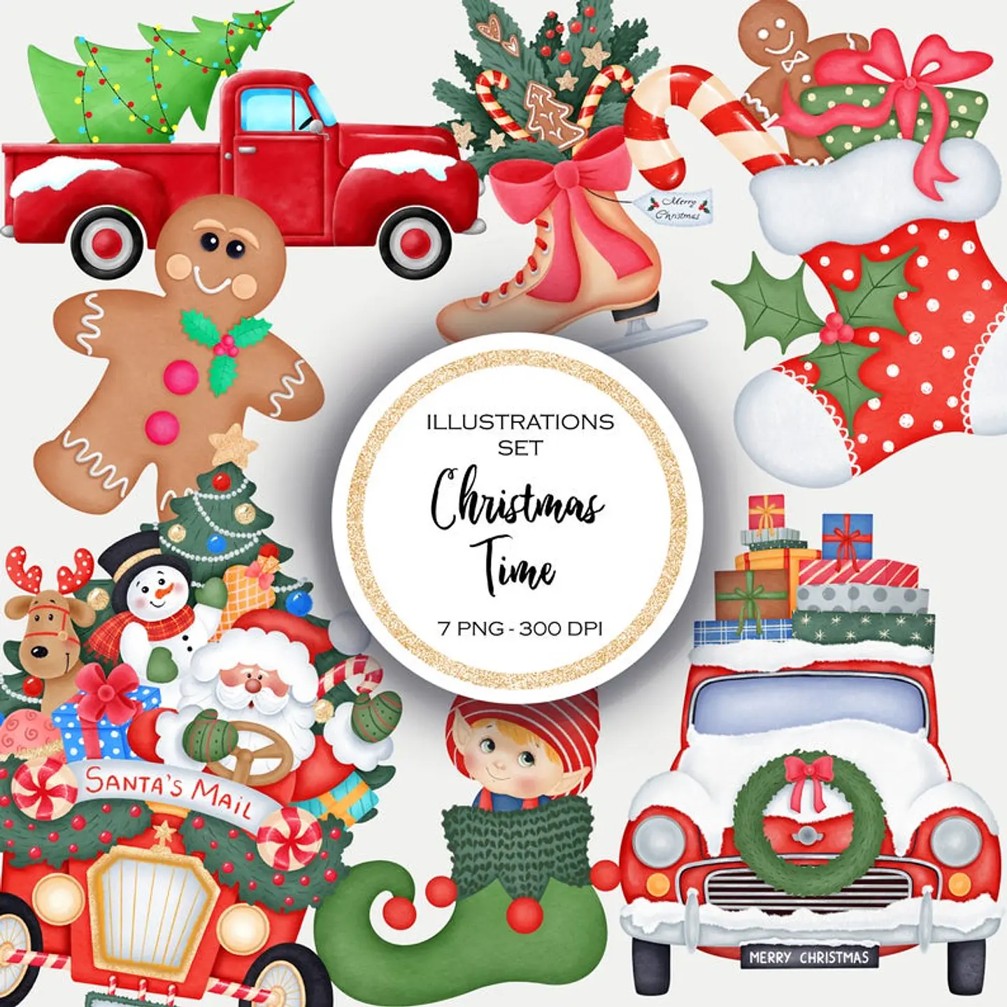 Kit Digital Christmas Time Natal 2 1