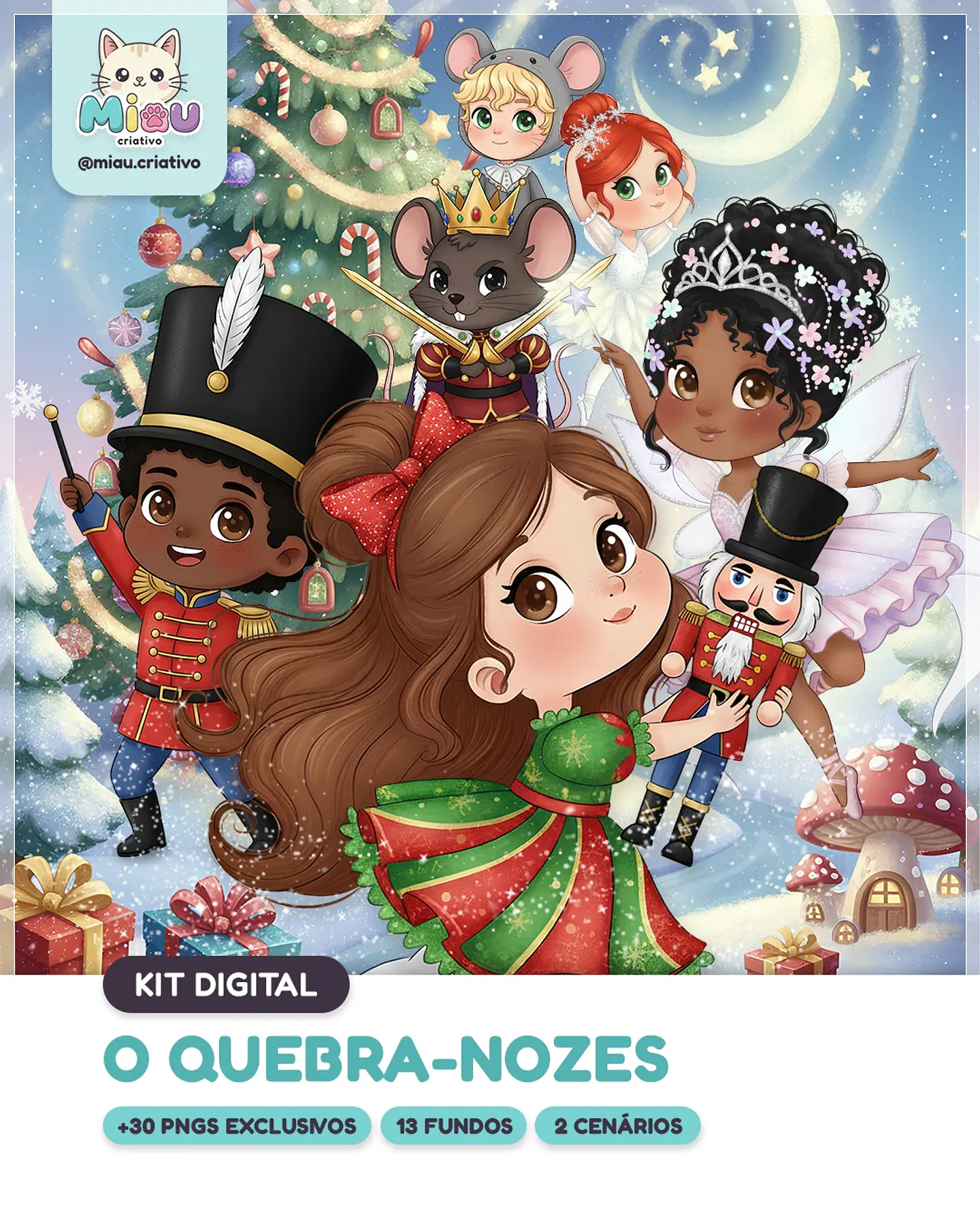 Kit Digital O Quebra-Nozes Natal 6 1