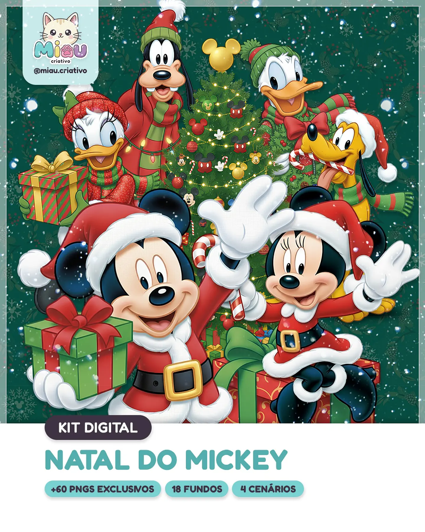 Kit Digital Mickey Natal 5 1