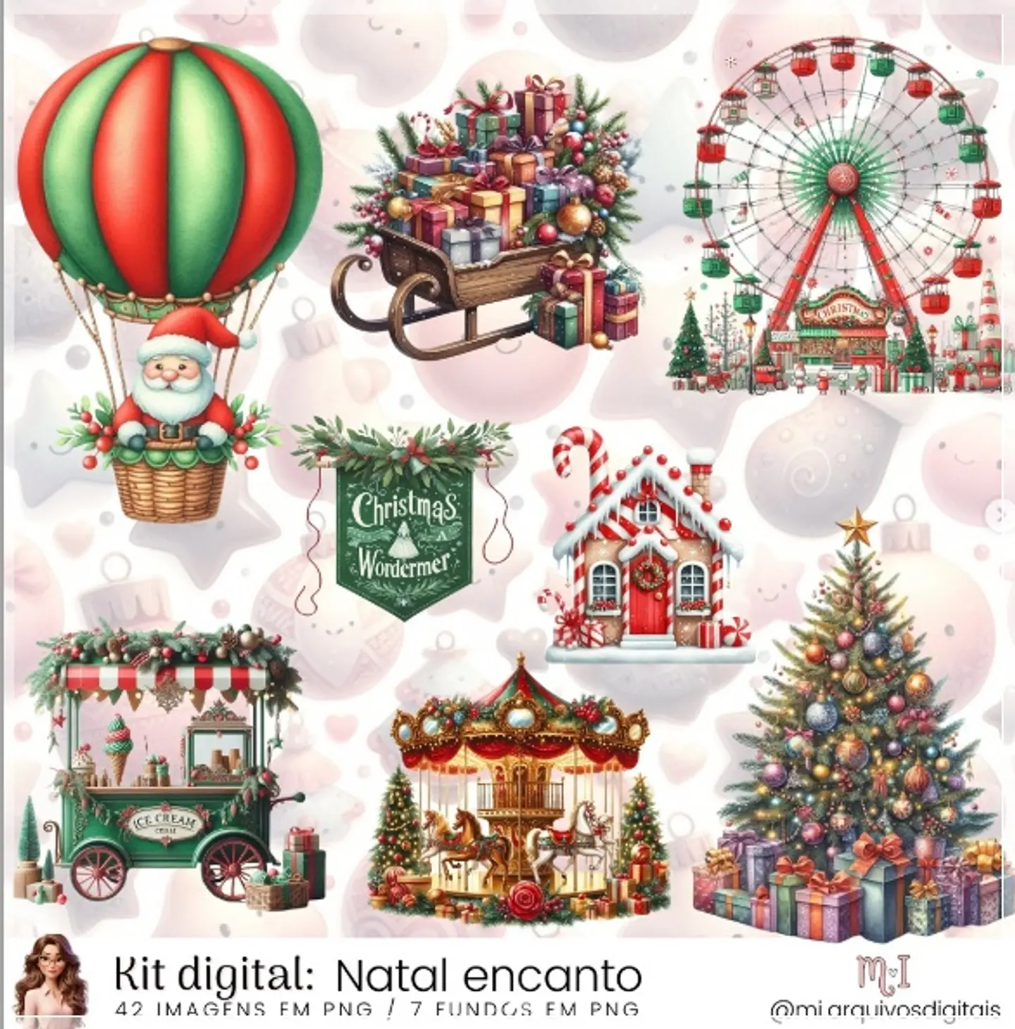 Kit Digital Encantado Natal 29 1