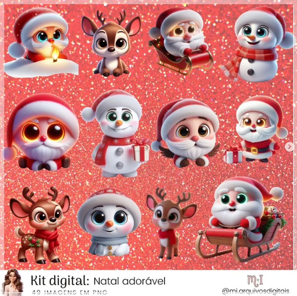 Kit Digital Adoravel Natal 22 1