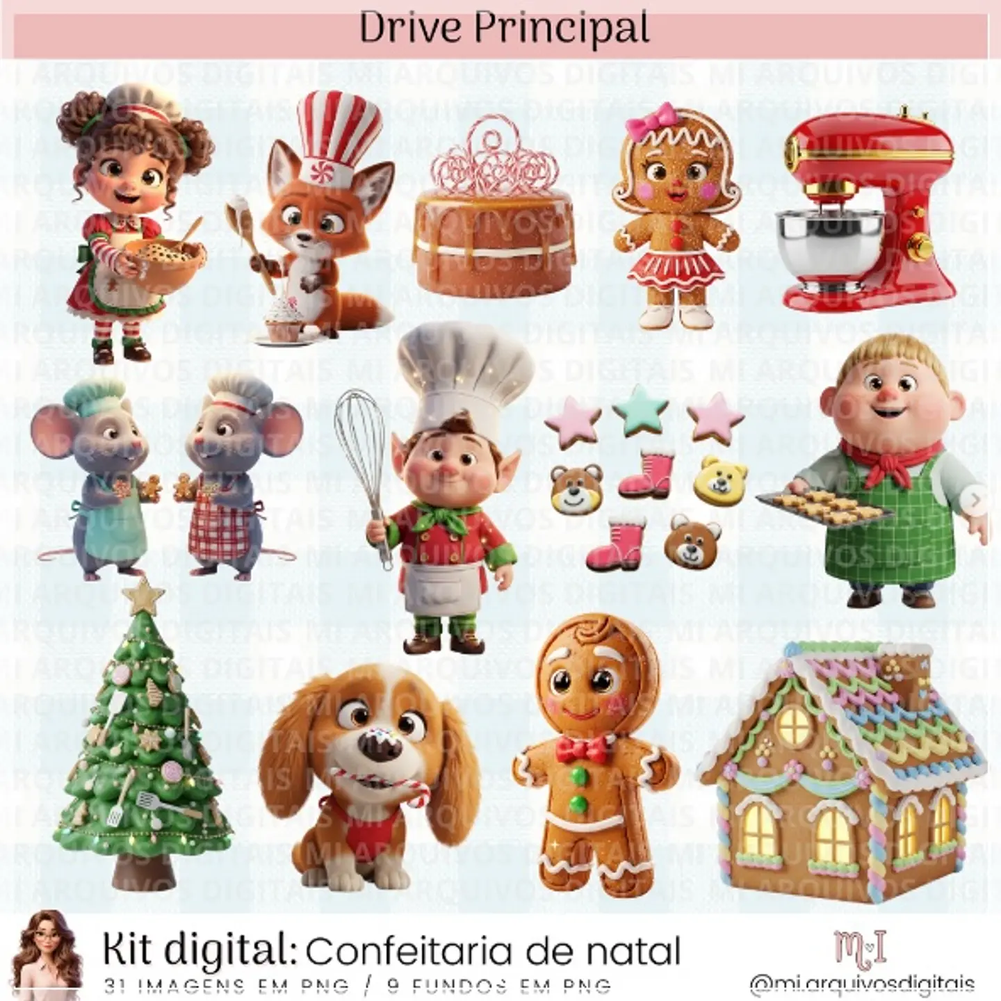 Kit Digital Confeitaria Natal 19 1