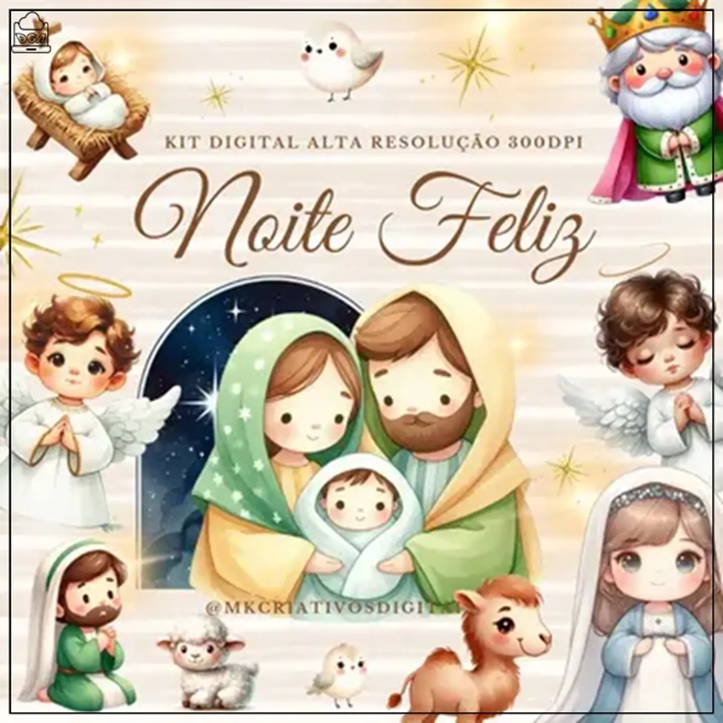 Kit Digital Noite Feliz Natal 7 1