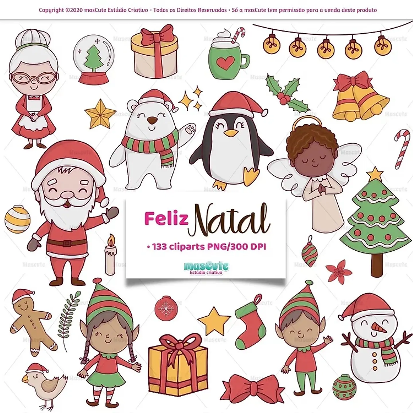 Kit Digital feliz - Clipart Natal 17 1