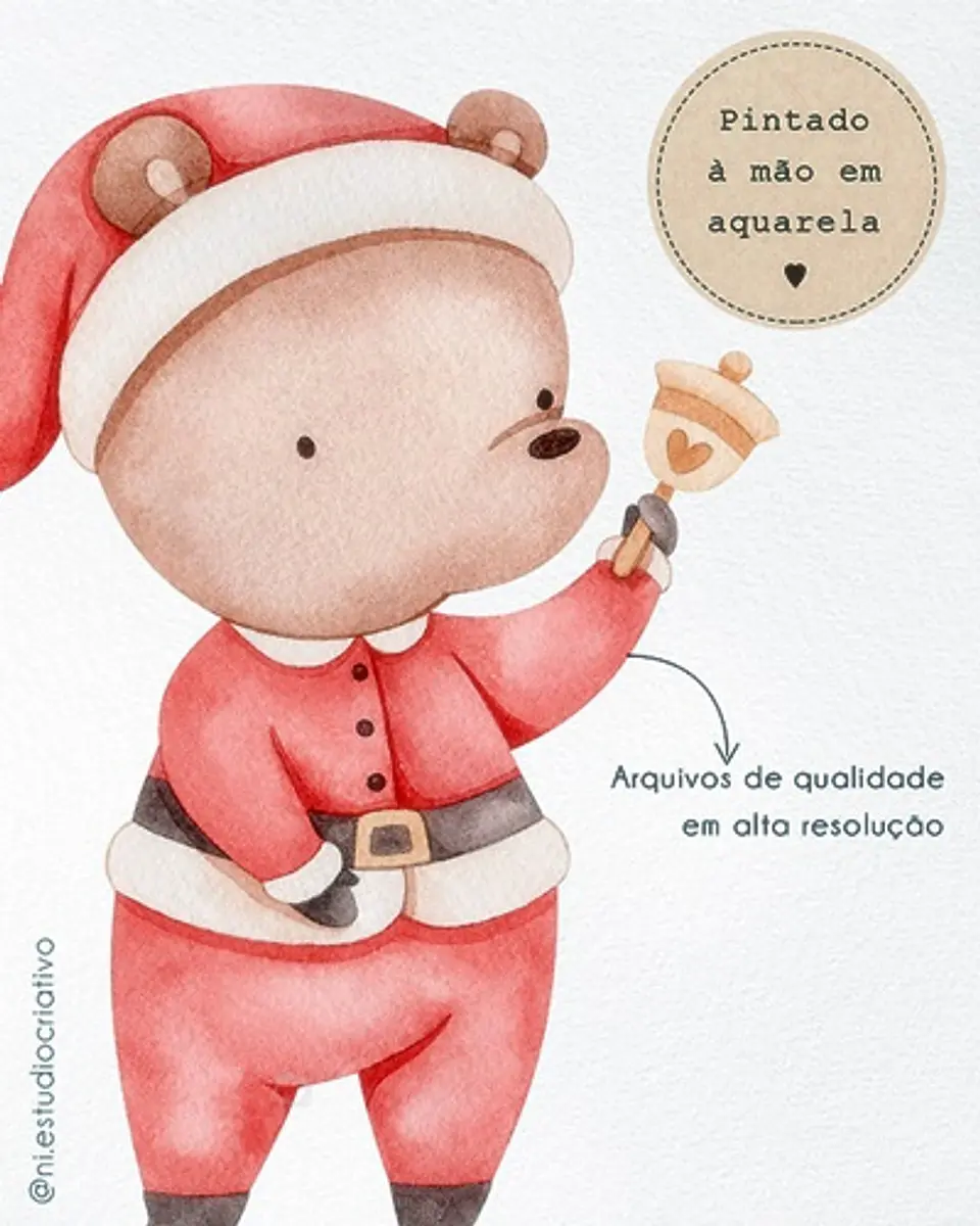 Kit Digital Ni Criativo no Bosque Natal 33 1