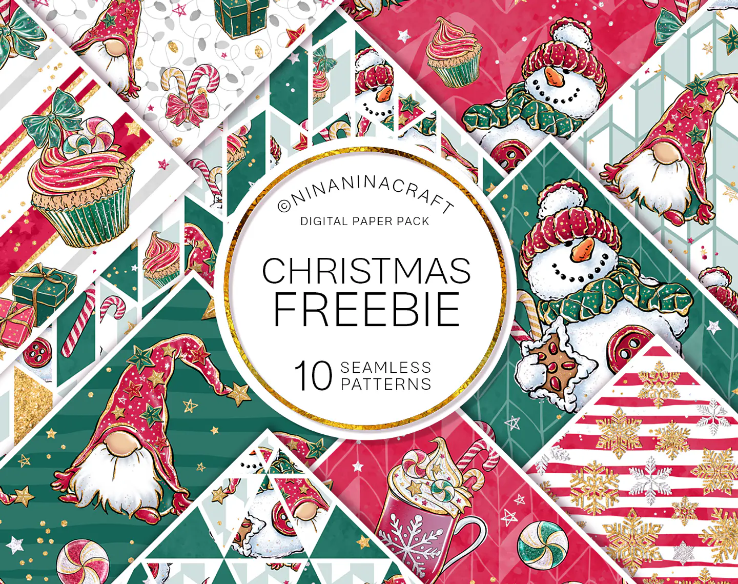 Kit Digital Christmas Freebie Natal 10 1
