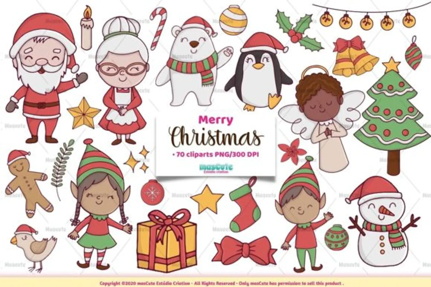 Kit Digital Christmas-bundle-cliparts Natal 6 1