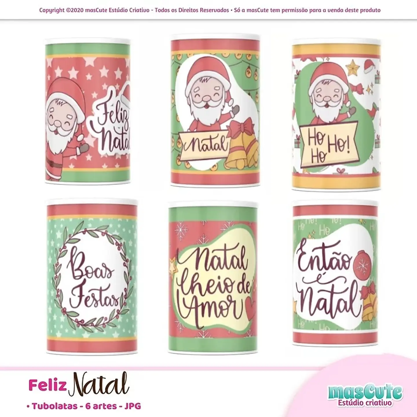 Kit Digital Arquivo Tubolatas feliz Natal 3 1