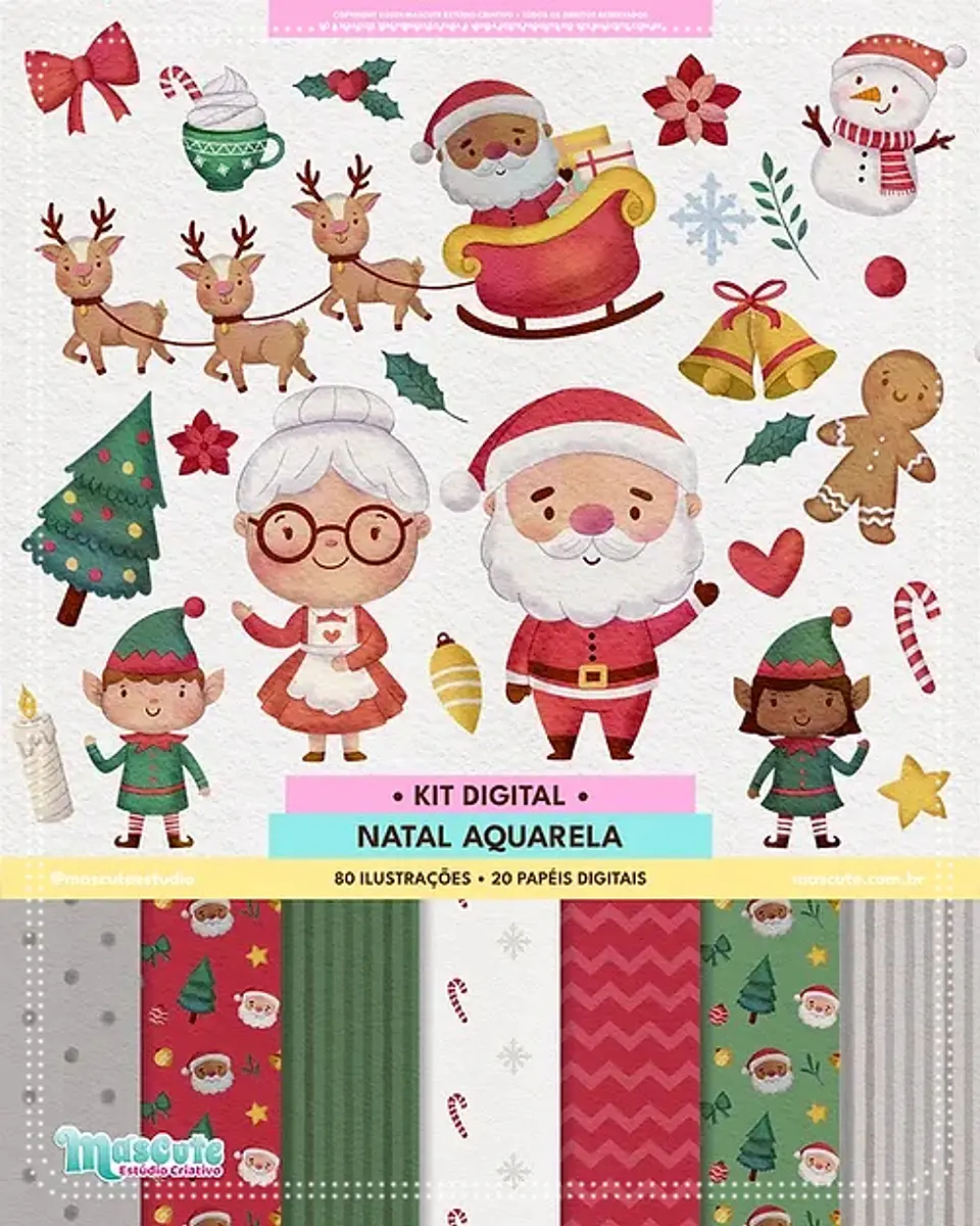 Kit Digital Noel Natal 1 1