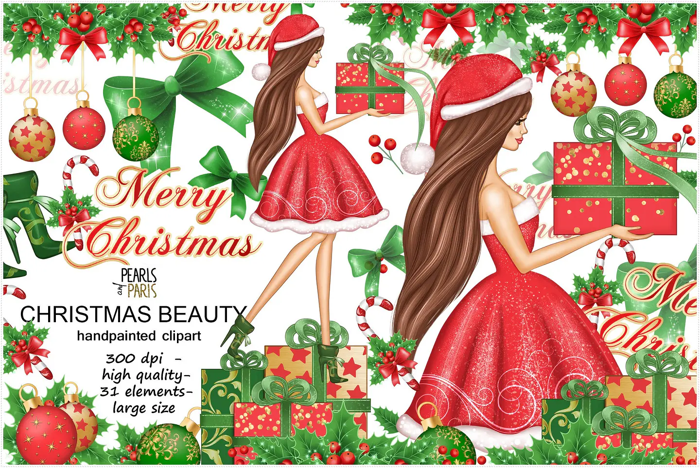 Kit Digital Christmas clipart Natal 1 1