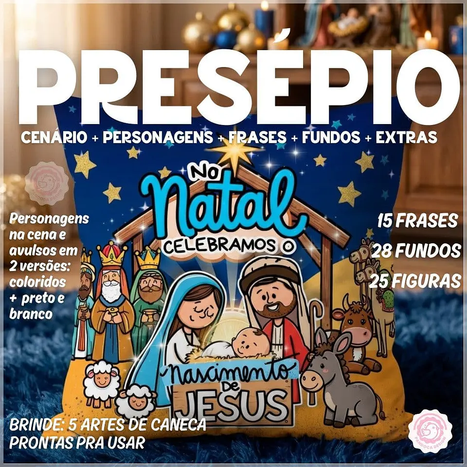 Kit Digital Presépio Natal 20 1