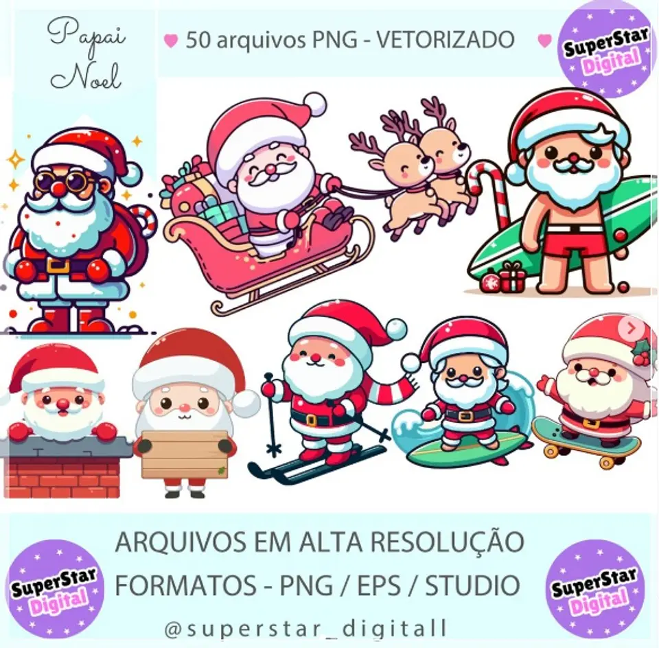 Kit Digital Vetorizado Natal 3 1
