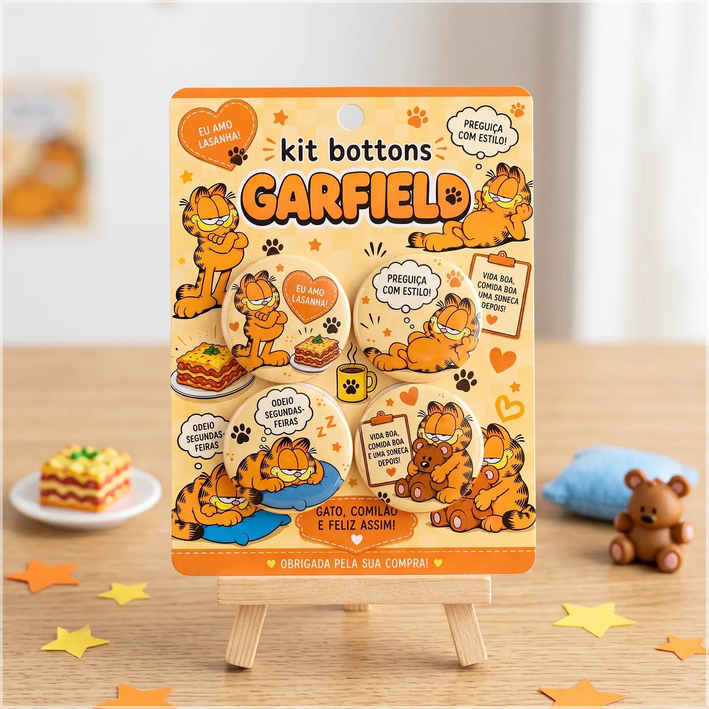Arquivo de Corte Bottons Garfield 90 1