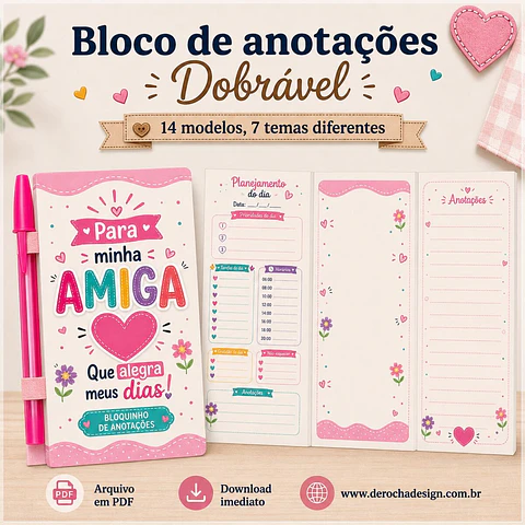 Encadernação - Bloquinho Amiga 02