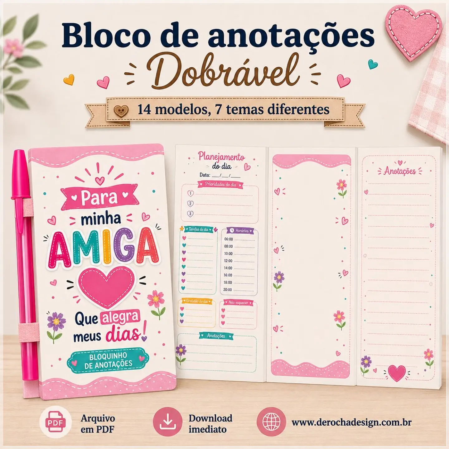 Encadernação - Bloquinho Amiga 02 1