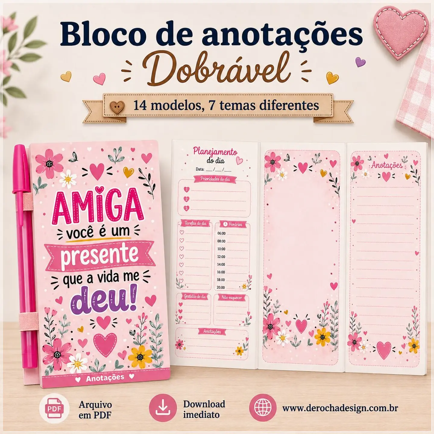 Encadernação - Bloquinho Amiga 01 1