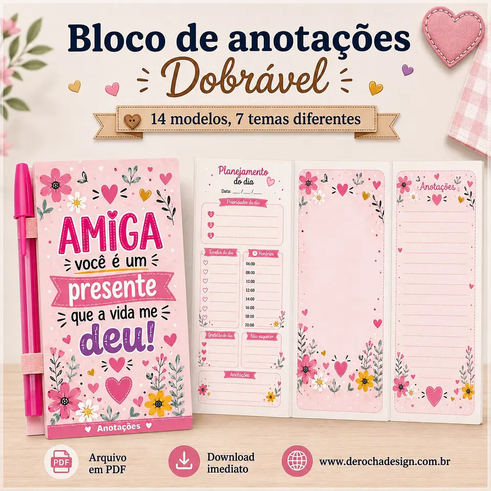 Encadernação - Bloquinho Amiga 01 1