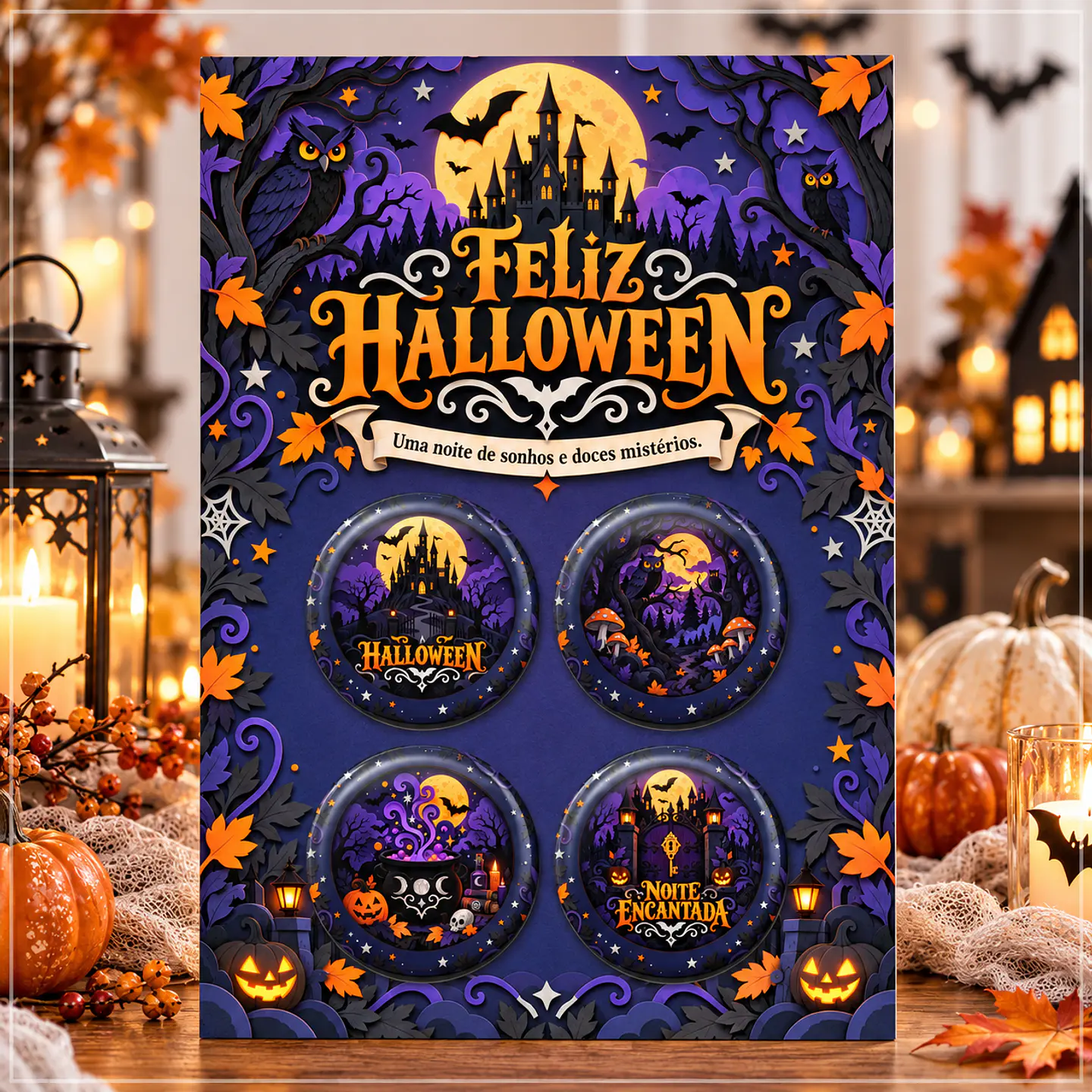 Arquivo de Corte Bottons Halloween 50 1
