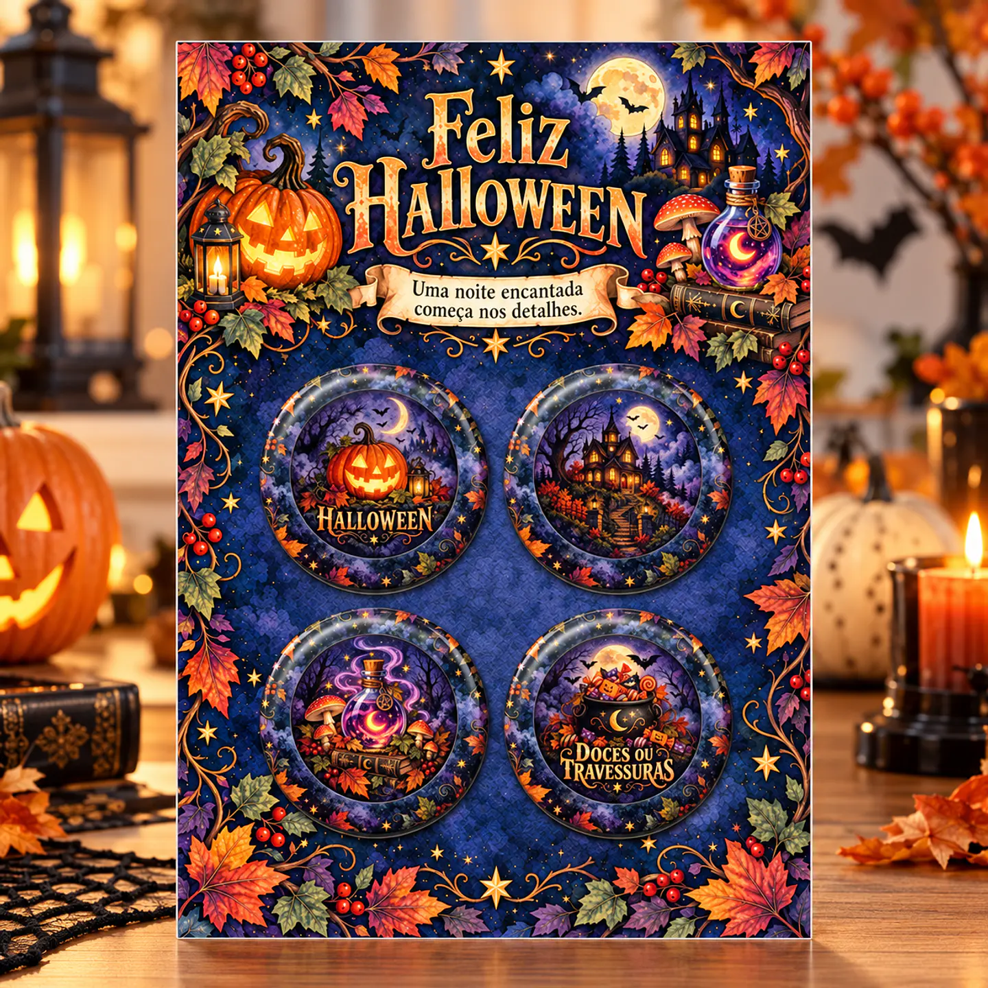 Arquivo de Corte Bottons Halloween 48 1
