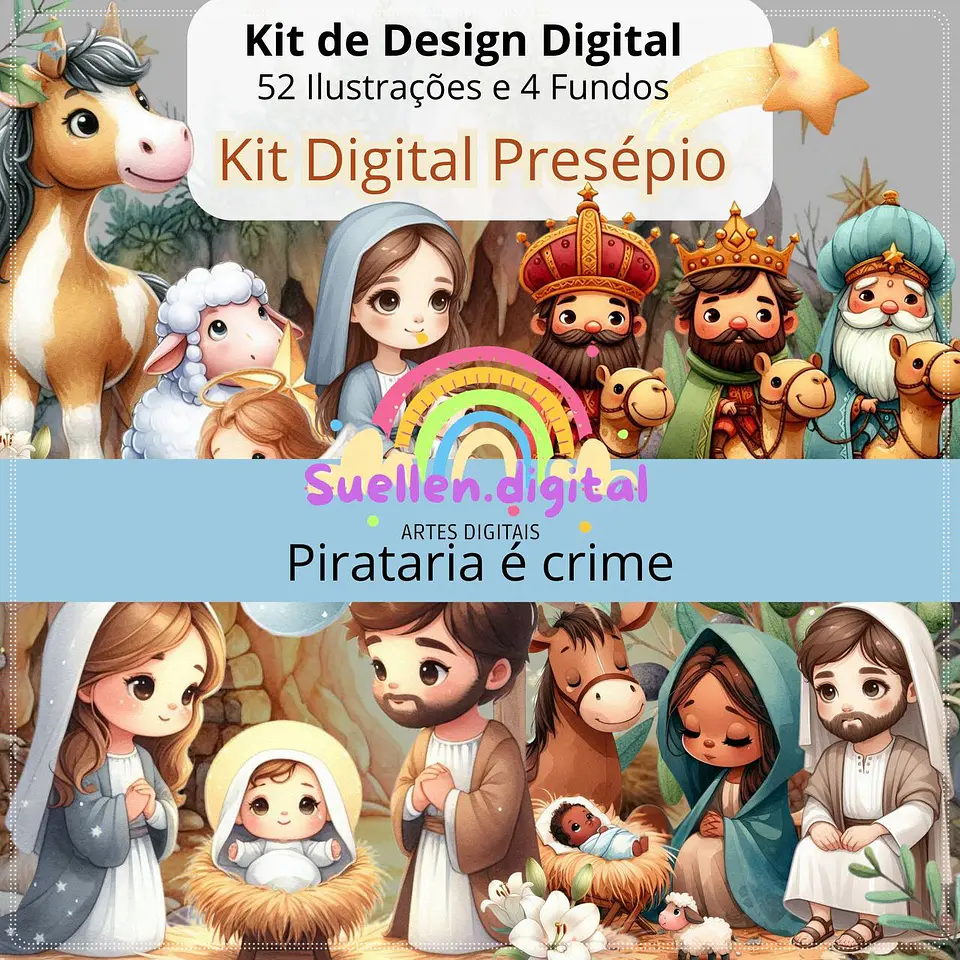 Kit Digital Presépio Natal 3 1